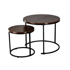 Chomik - Zweiteiliges rundes Couchtisch-Set – FAT1473