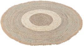 Chomik - Runder Teppich aus Seegras 120 cm Boho – LIS6598