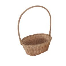 Rattan-Korb mit Henkel – natur – DRA7411