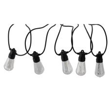 Garten-Girlande 12 V, 3+7 m, 10 LED warmweiß - SOL1274