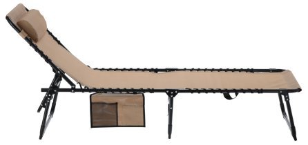Chomik - Gartenliege – Creme – LEZ6902