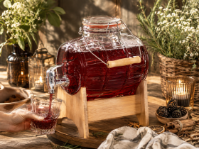 Chomik - Getränkespender aus Glas 3L - ZIX1746