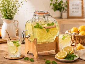 Chomik - Getränkespender aus Glas 3L - ZIX1746