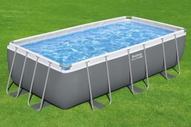 Chomik - Pool mit Metallrahmen 4,04x2,01x1 m - BES56442