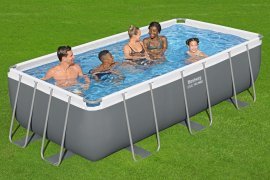 Chomik - Pool mit Metallrahmen 4,04x2,01x1 m - BES56442