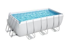 Chomik - Pool mit Metallrahmen 4,12×2,01×1,22 m - BES56457 (Pool, Sandpumpe, Leiter, Dosierer) *0258 *6288