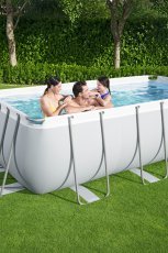 Chomik - Pool mit Metallrahmen 4,12×2,01×1,22 m - BES56457 (Pool, Sandpumpe, Leiter, Dosierer) *0258 *6288