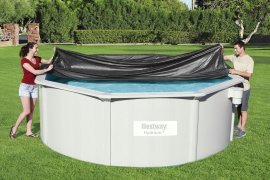 Chomik - Poolabdeckung mit Metallrahmen 3,96 m - BES58292