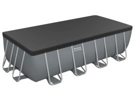 Chomik - Pool mit Metallrahmen 4,88×2,44×1,22 m - BES56671 (Pool, Sandfilterpumpe, Leiter, Abdeckplane, Dosierer) *6592