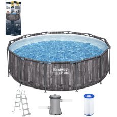 Pool-Set mit Metallrahmen 3,66×1 m – BES5614X