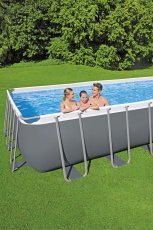Chomik - Pool mit Metallrahmen 6,40×2,74×1,32 m - BES5612b-