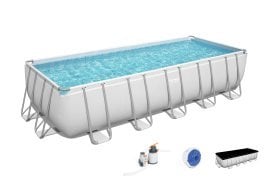 Pool mit Metallrahmen 6,40×2,74×1,32 m - BES5612b-