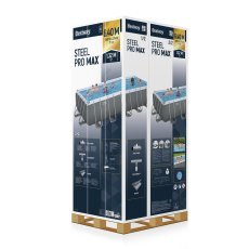Chomik - Pool mit Metallrahmen 6,40×2,74×1,32 m - BES5612b-