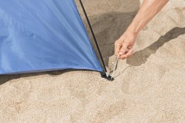 Chomik - Strandzelt 200x120x95 cm für zwei Personen - BES68105