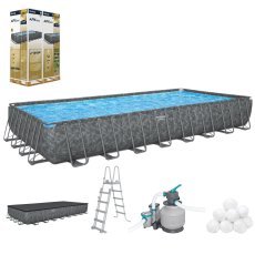 Rahmenpool 9,56×4,88×1,32 m - BES561KJ