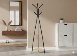 Chomik - Stehgarderobe Tares mit Ablagefächern 180 cm - LOF5400