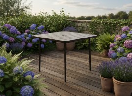 Chomik - Gartentisch – Braun – NEO6645