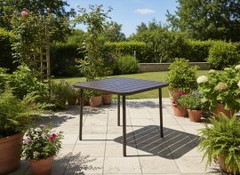 Chomik - Gartentisch – Braun – NEO6645