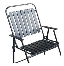 Chomik - Klappbarer Gartenstuhl – schwarz – NEO6829