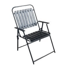 Chomik - Klappbarer Gartenstuhl – schwarz – NEO6829