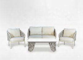 Gartenmöbel-Set – Beige – ATO0418