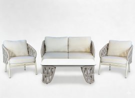 Chomik - Gartenmöbel-Set – Beige – ATO0418