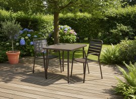Chomik - Gartenstuhl – braun – NEO8024