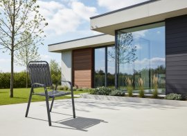 Chomik - Gartenstuhl - dunkelgrau - NEO8031