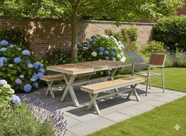 Chomik - Aluminium-Gartenbank - ATO0371