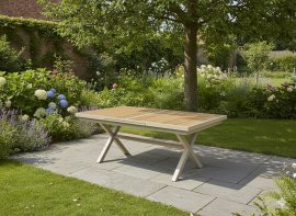 Chomik - Ausziehbarer Gartentisch aus Aluminium 180–240×90×76 cm - ATO0388