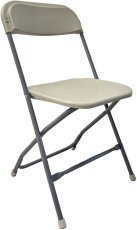 Klappbarer Cateringstuhl – grau – ZUM3693