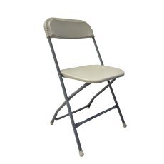 Klappbarer Cateringstuhl – grau – ZUM3693