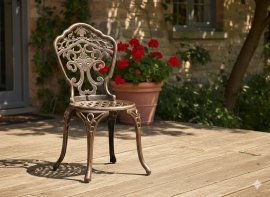 Chomik - Gartenstuhl aus Aluminium Danbury - ATO4034