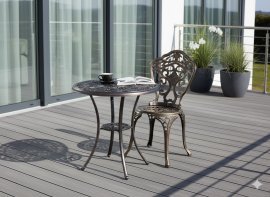 Chomik - Gartenstuhl aus Aluminium Danbury - ATO4034