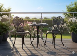 Chomik - Gartentisch aus Aluminium Danbury - ATO4041