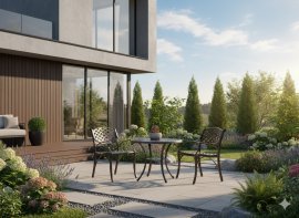 Chomik - Gartentisch aus Aluminium Mondrich - ATO4065