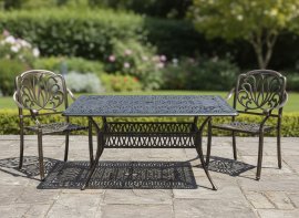 Chomik - Gartentisch aus Aluminium Hastings - ATO4089