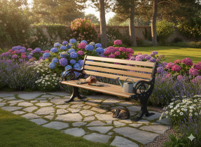Chomik - Gartenbank Charlotte - ATO4096
