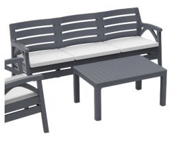 Chomik - Gartenmöbel-Set Santana – Anthrazit – KAS0867/3