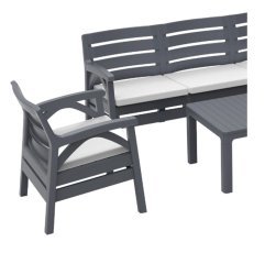 Chomik - Gartenmöbel-Set Santana – Anthrazit – KAS0867/3
