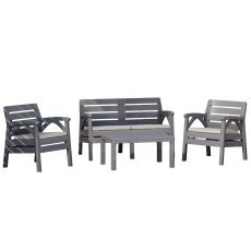 Chomik - Gartenmöbel-Set Santana – Anthrazit – KAS0868/3