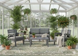 Chomik - Gartenmöbel-Set Santana – Anthrazit – KAS0868/3