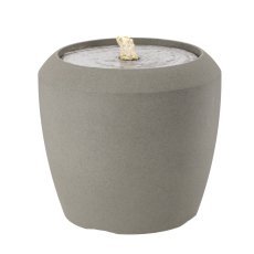 Chomik - Plastik-Gartenbrunnen mit LED-Beleuchtung – FON5467