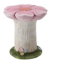 Chomik - Gartenfigur – rosa Pflanzenständer für Blumentöpfe - GOT7232