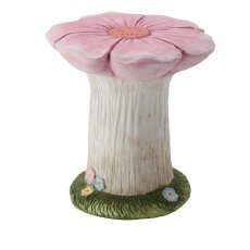 Chomik - Gartenfigur – rosa Pflanzenständer für Blumentöpfe - GOT7232