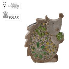 Chomik - Gartenfigur – flacher LED-Igel – GOT7324