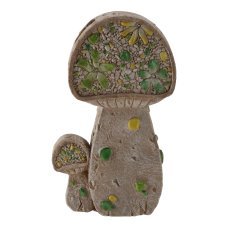 Chomik - Gartenfigur – flache LED-Pilze – GOT7348