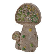 Chomik - Gartenfigur – flache LED-Pilze – GOT7348