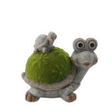 Chomik - Gartenfigur – Schildkröte mit LED – GOT7508
