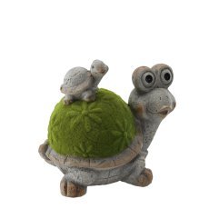 Gartenfigur – Schildkröte mit LED – GOT7508
